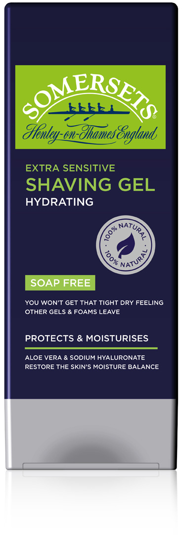 Somersets Sensitive Calming Shave Gel - 200ml - Click Image to Close